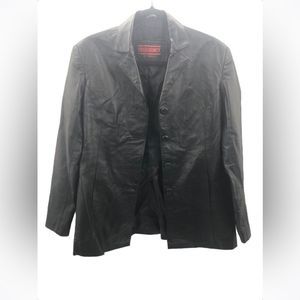 FREQUENCY genuine leather jacket